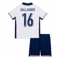 Maglia Calcio Inghilterra Conor Gallagher #16 Prima Divisa Bambino Europei 2024 Manica Corta (+ pantaloncini)